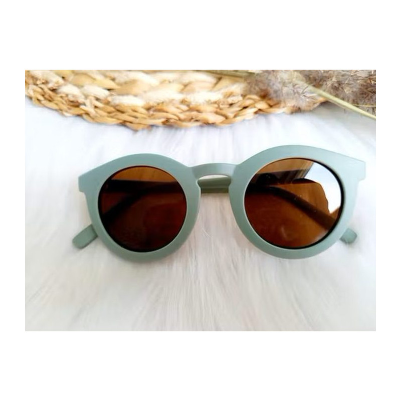 Lunettes de soleil classiques-vert