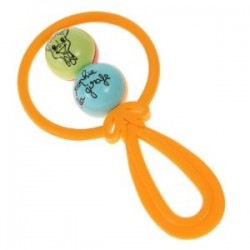 Hochet 2 boules 'Sophie la Girafe' orange 