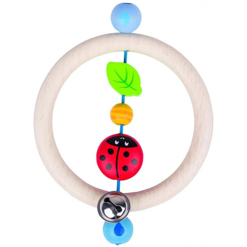 Hochet en bois "coccinelle" Hochet en bois "coccinelle"