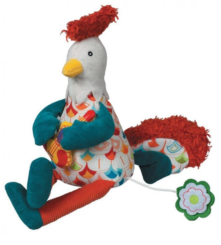 Peluche musicale 'Bob le Coq'