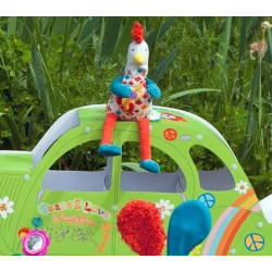 Peluche musicale 'Bob le Coq et sa guitare' 