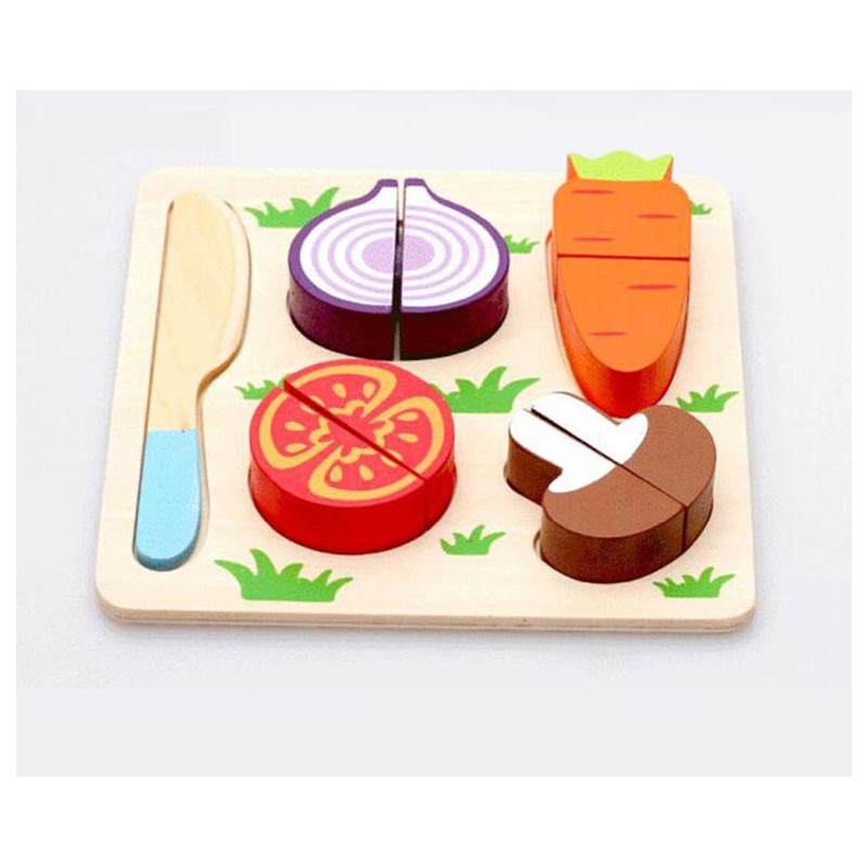 Set de Légumes en bois à découper Set de Légumes en bois à découper