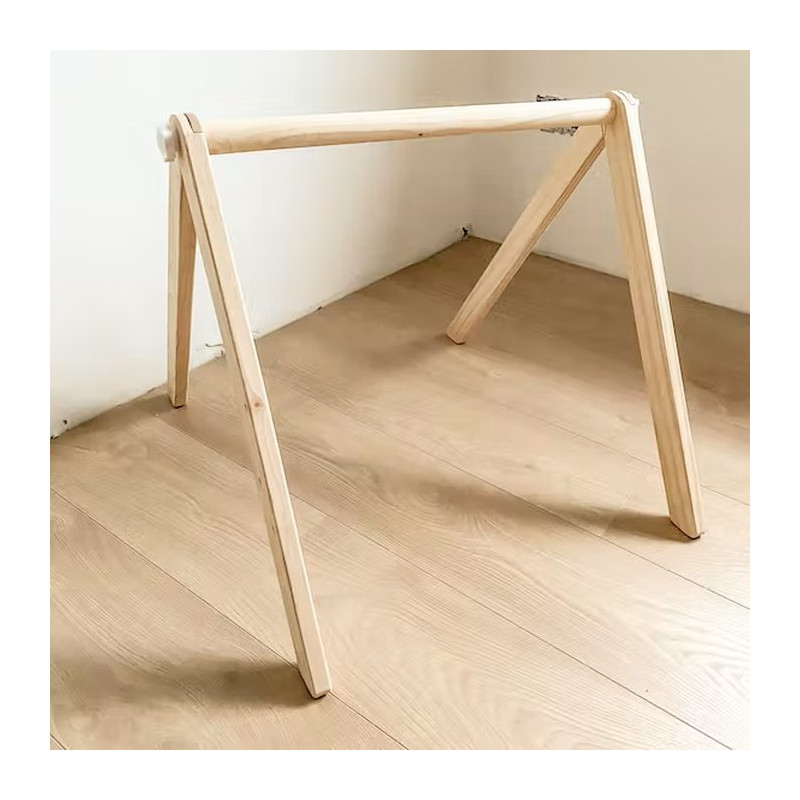 Portique d'activités en bois de hêtre Portique d'activités en bois de hêtre