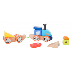 Train-Kit de construction en bois 