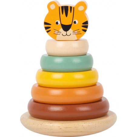 Tigre en bois à empiler