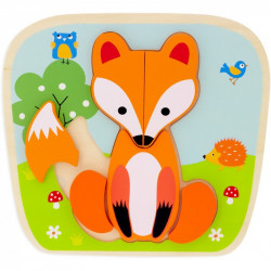 Puzzle en bois Le Renard 