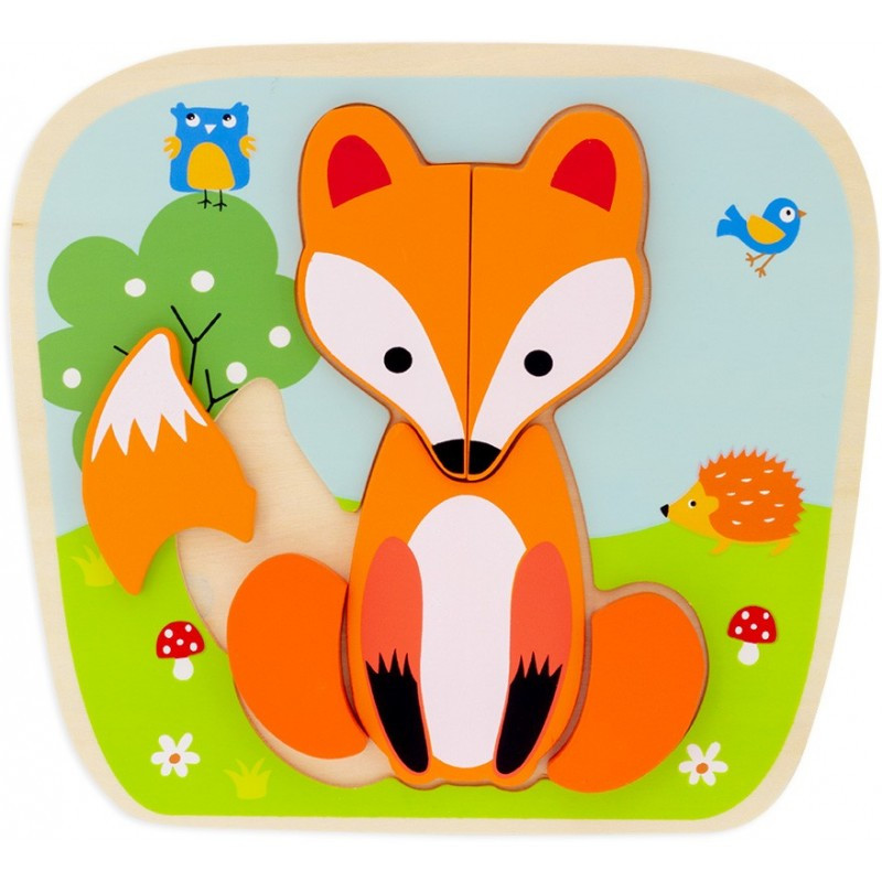 Puzzle en bois Le Renard