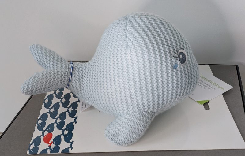 Peluche crochet Baleine