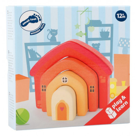 Blocs de construction en bois Maison