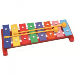 Xylophone 8 lames colorées 