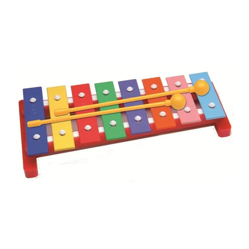Xylophone 8 lames colorées
