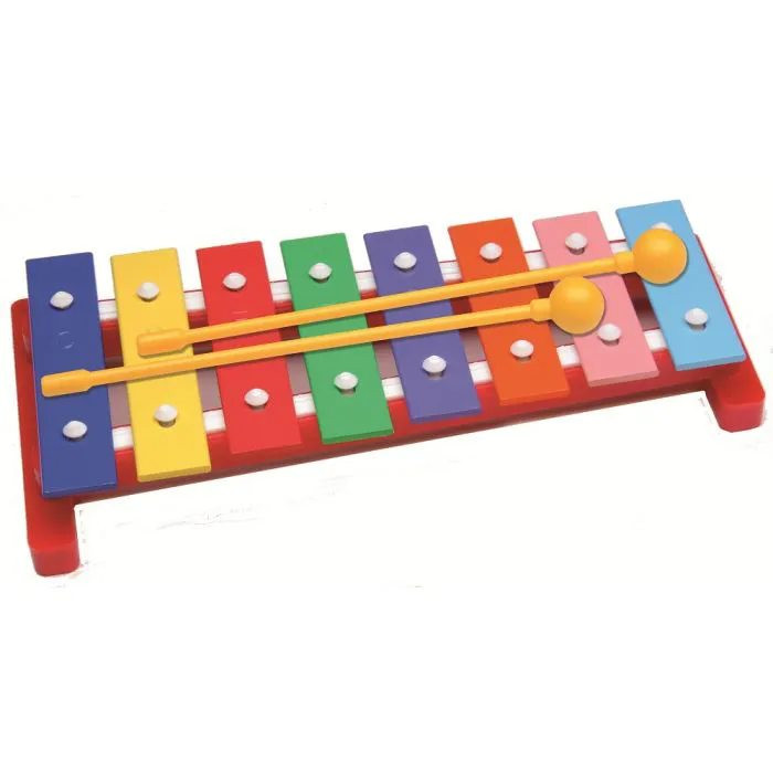 Xylophone 8 lames colorées