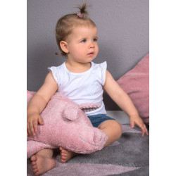 Doudou bio cochon 27 cm 