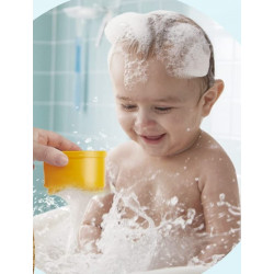 6 jouets- gobelets plage et bain 