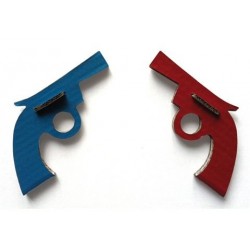 Mes petits colts- Lot de 4 (bleu et rouge) 