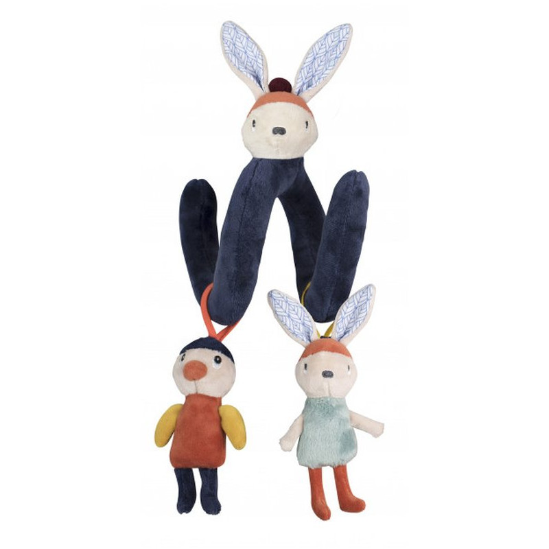 MIFFY Jouet d'éveil Spirale d'activités - Rose Miffy pas cher 