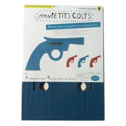 Mes petits colts- Lot de 4 (bleu et rouge) 