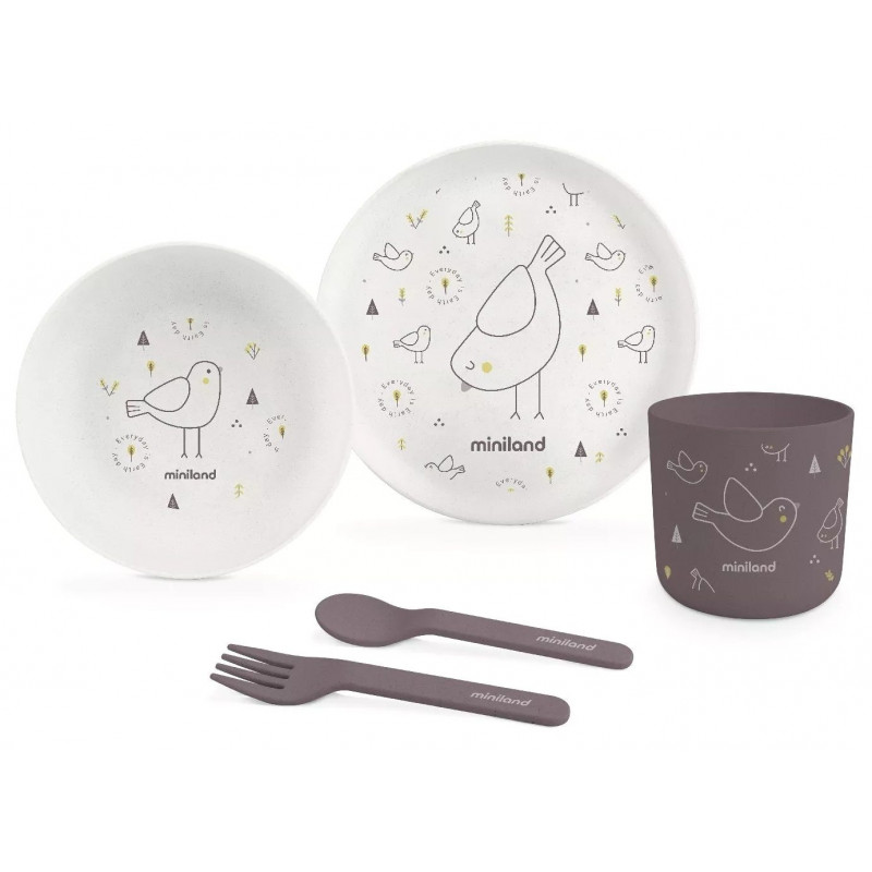 Bol d'assiette pour bébé, ensemble de vaisselle d'alimentation pour bébé,  mini set de