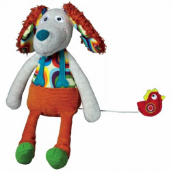 Peluche musicale 'Antoine le chien' 