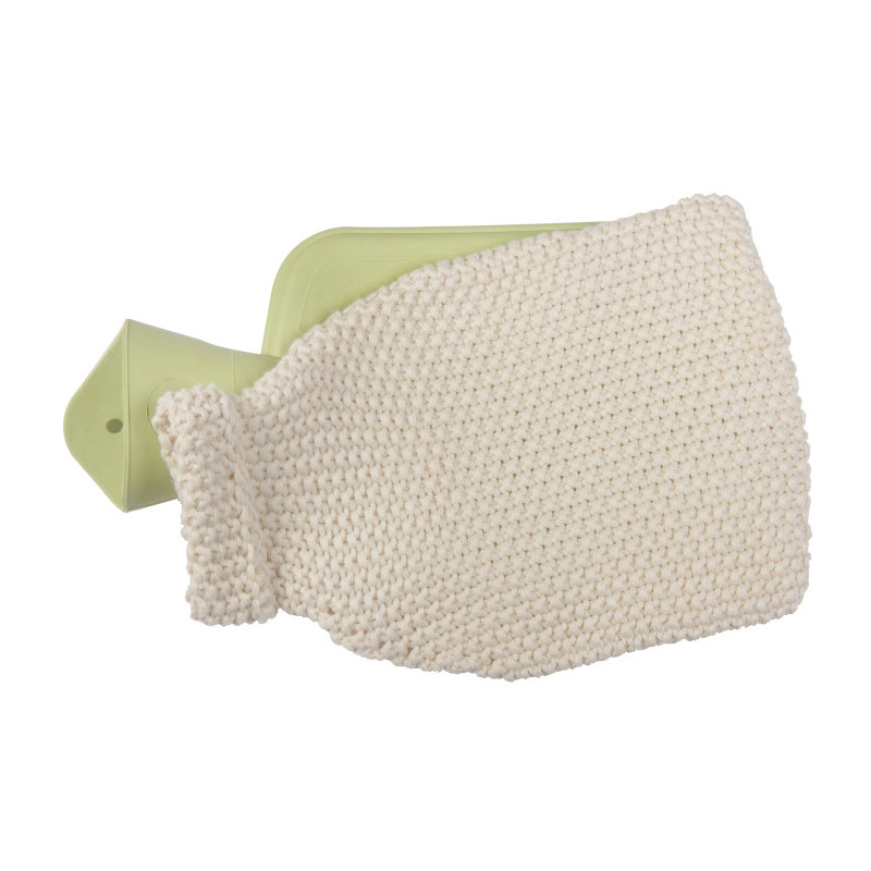 Bouillotte en latex FSC avec housse en coton bio Bouillotte en latex FSC avec housse en coton bio
