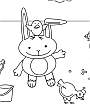 coloriage lapin