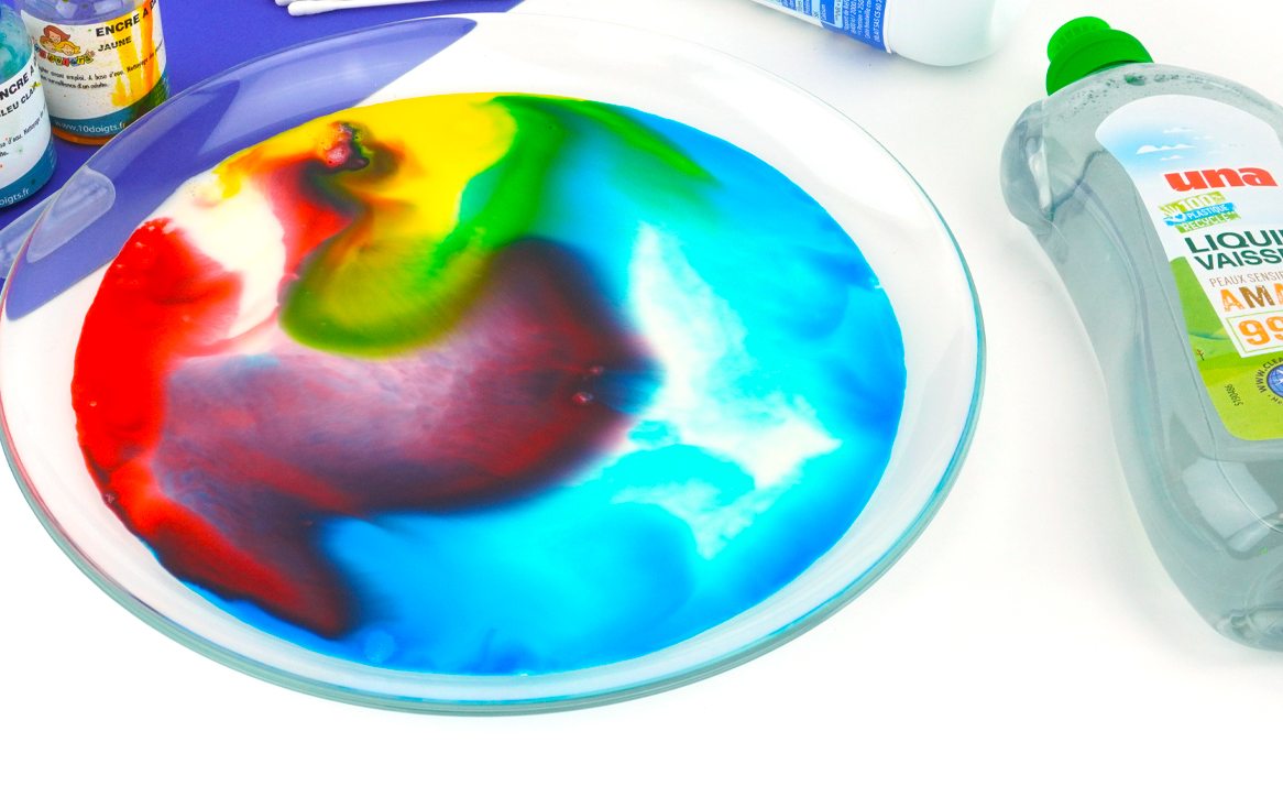 lait magique expérience